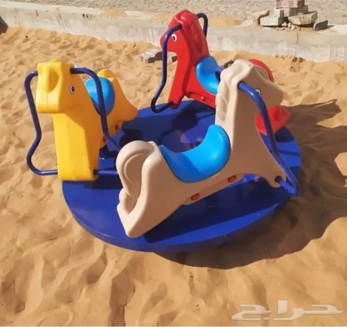 لعبه حصان دوره ثلاثه اشخاص ممتعه للالطفال امان للاطفال 15