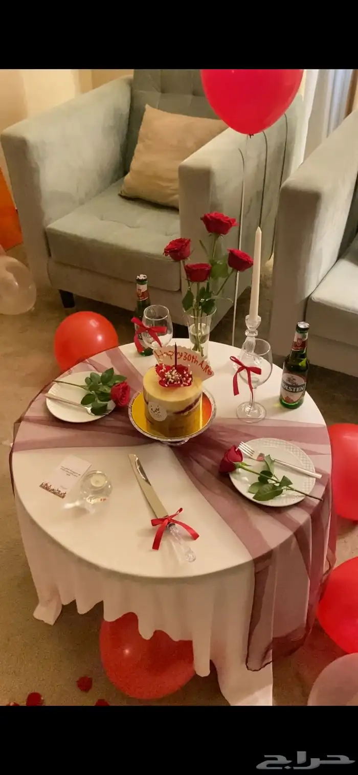 تنسيق حفلات ذكرى زواج   تزين غرف عرسان 9