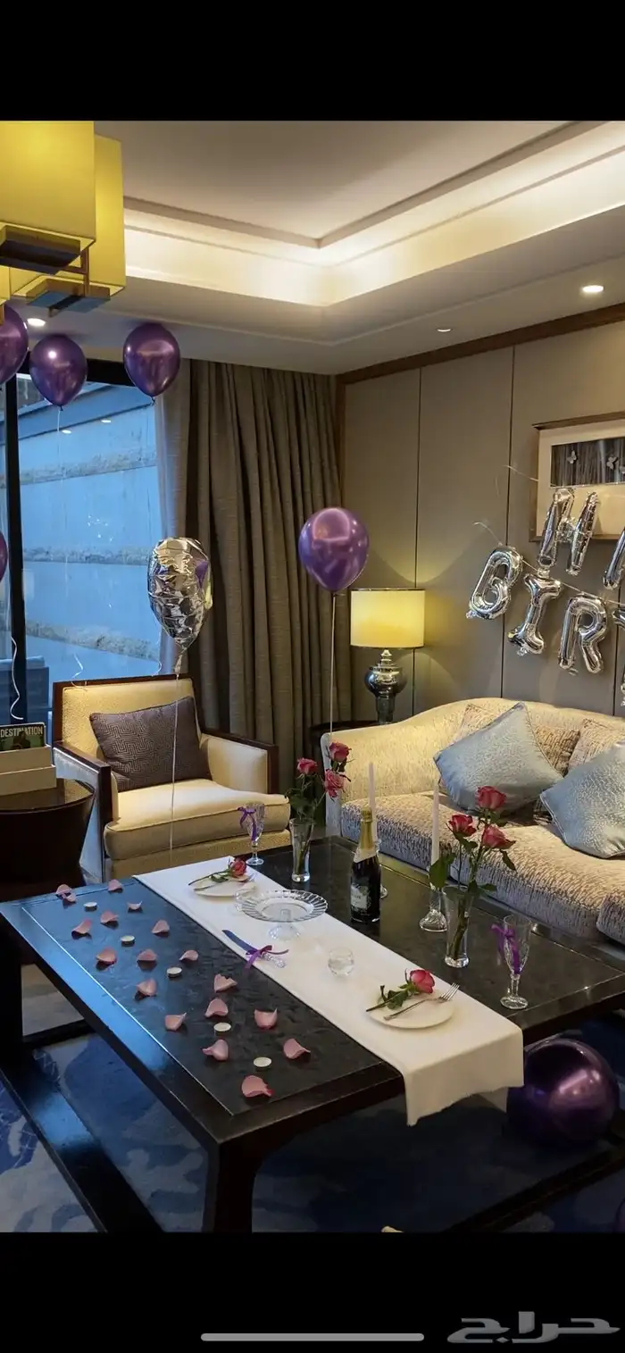 تنسيق حفلات ذكرى زواج   تزين غرف عرسان 3