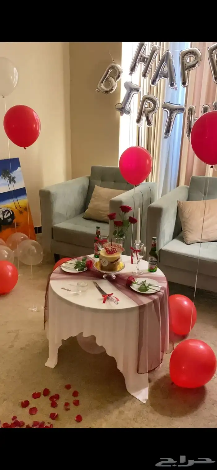 تنسيق حفلات ذكرى زواج   تزين غرف عرسان 8