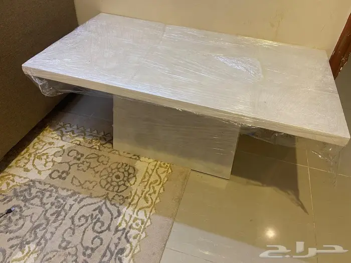 طاولات بديل الرخام جديدة 5 قطع 0