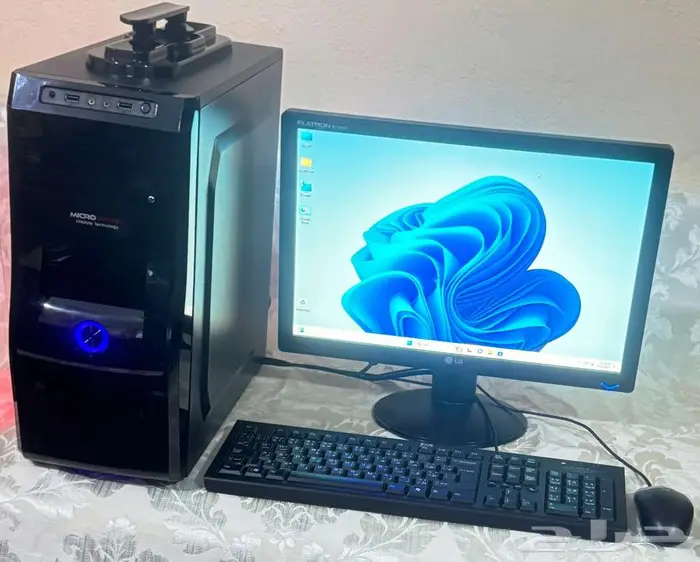 Micro Smart Tower i3-3240 كمبيوتر مكتبي كامل 0