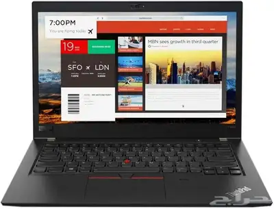 لاب توب Lenovo T480s i7 Gen 8   خفيف وموثوق 0