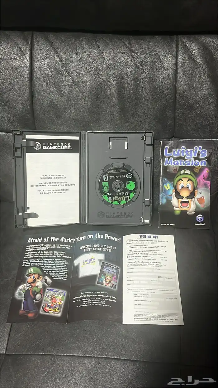 luigi mansion cib controller oem memory card oem 1