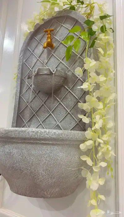 نافورة ماء جداريه جديده لم تستخدم 0