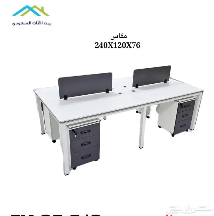 office desks and chairs مكاتب طقم مدير و مكتب مودرن ابيض 16