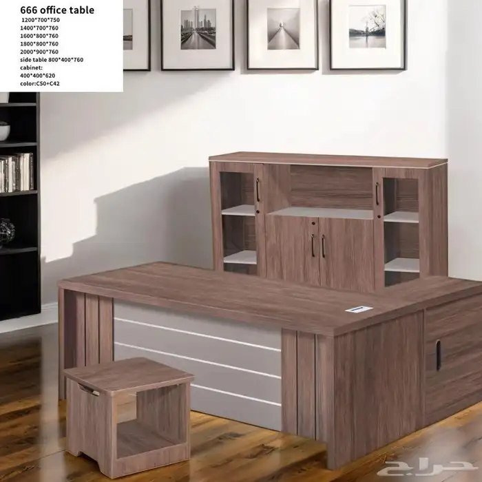 office desks and chairs مكاتب طقم مدير و مكتب مودرن ابيض 10