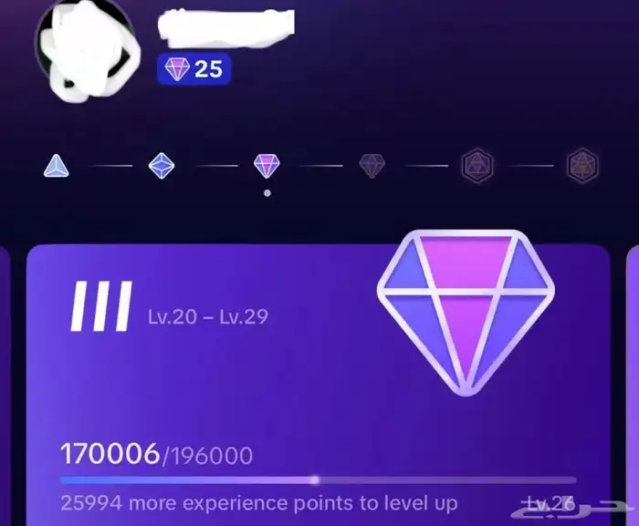 حساب تيك توك لفل 25 0