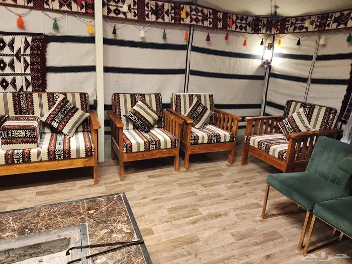 مساند خشب جلسات خارجيه مجالس شعبيه تراثيه 4