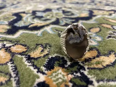 خاتم عقيق يماني 0