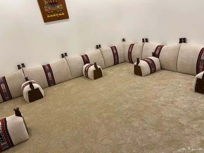 مساند خشب جلسات خارجيه مجالس شعبيه تراثيه 0