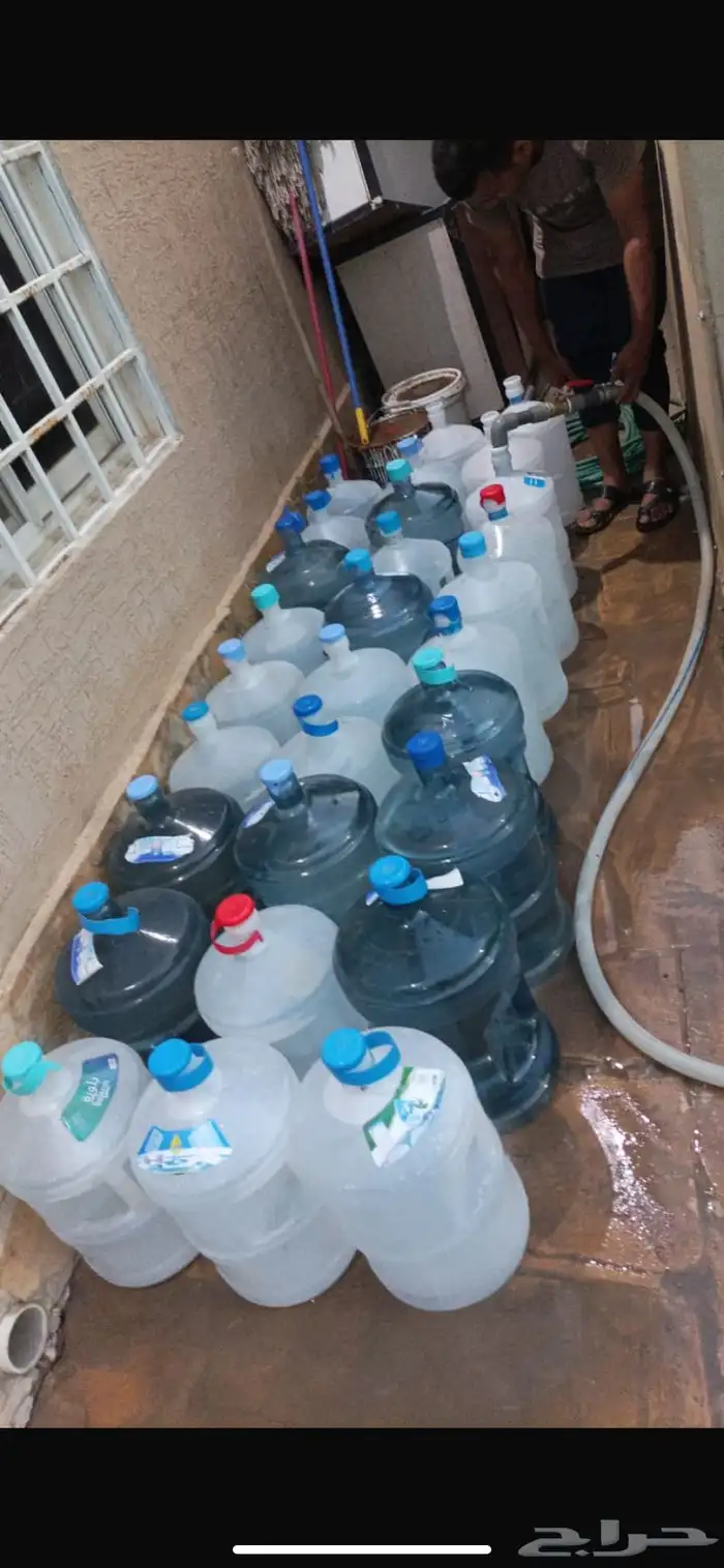 مياه صالحه للشرب مياه الخرج توصيل حي الرمال 1