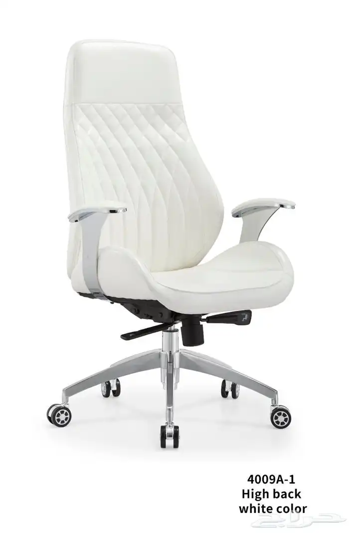 office desks and chairs مكاتب طقم مدير و مكتب مودرن ابيض 72