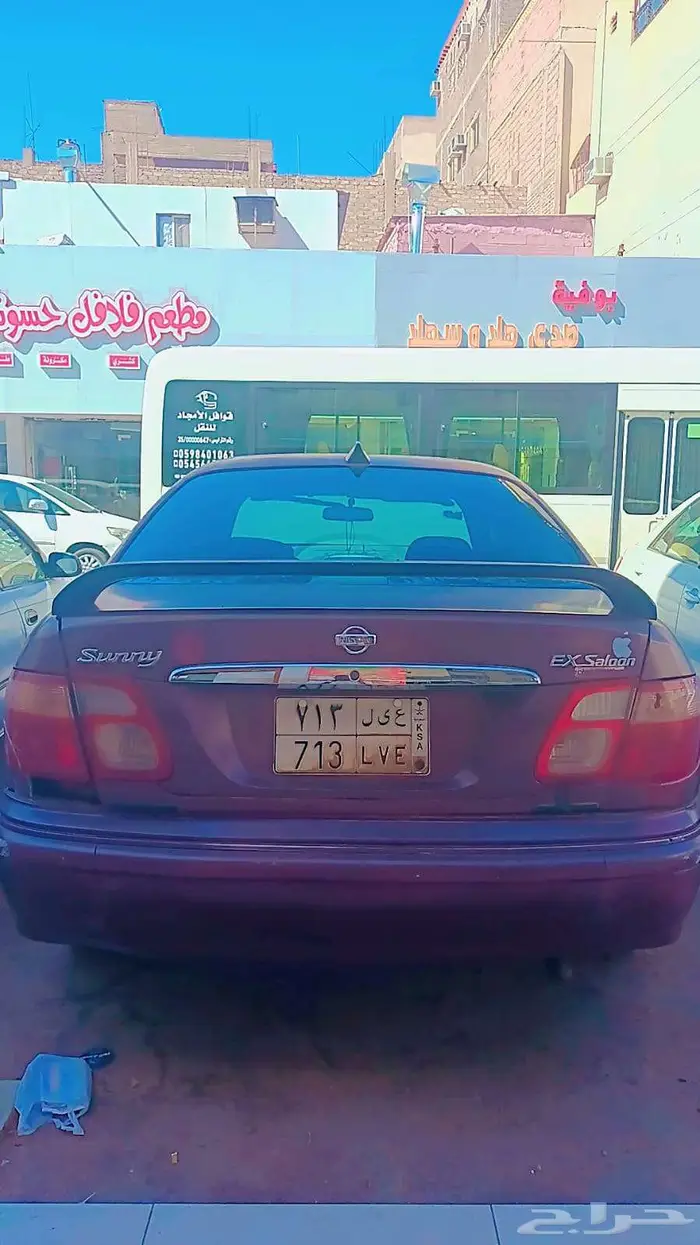 نيسان صني 2001 قير عادي مكيف شغال 3
