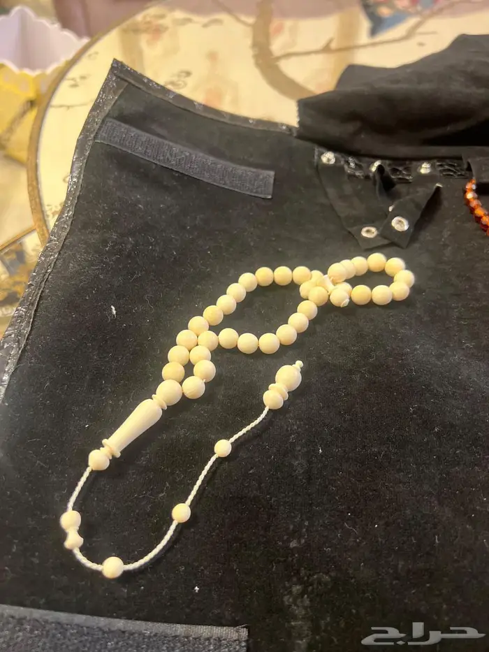 سبحة عاج طبيعي 0