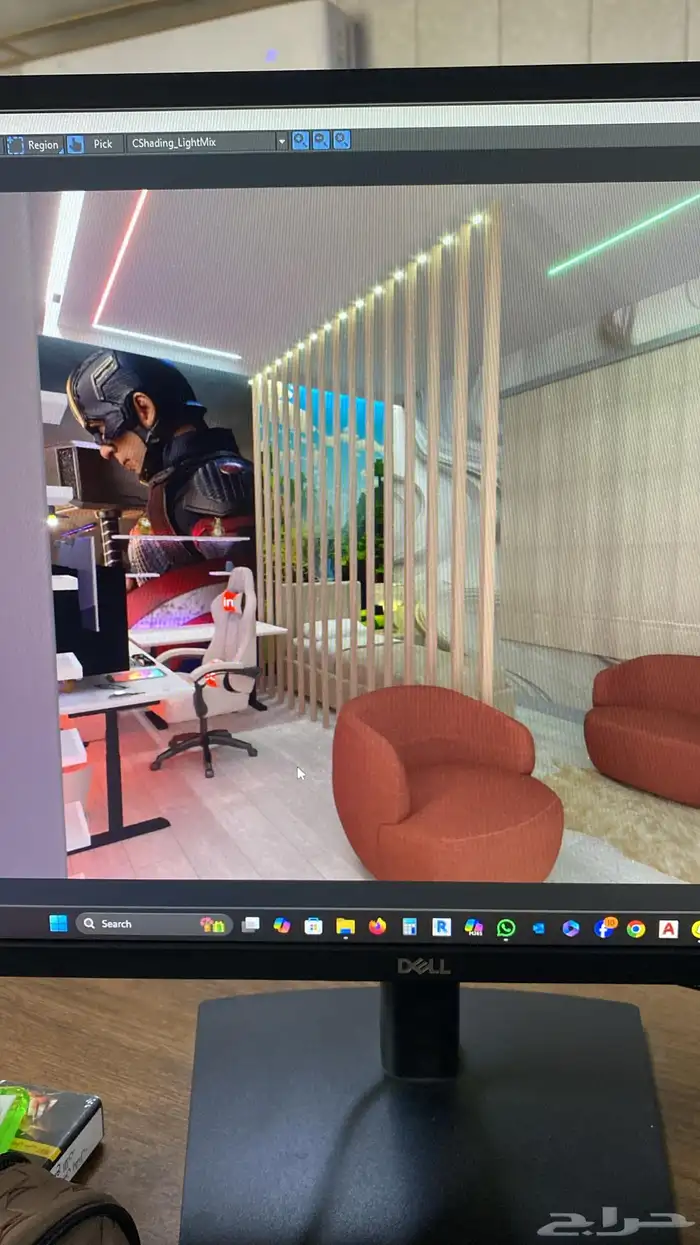تصميم وتنفيذ قيمنق روم وغرف ترفيهية 0