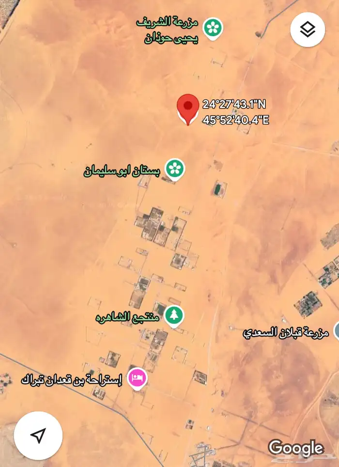 للبيع ارض زراعية في تبراك مخطط الربيع الاول 0