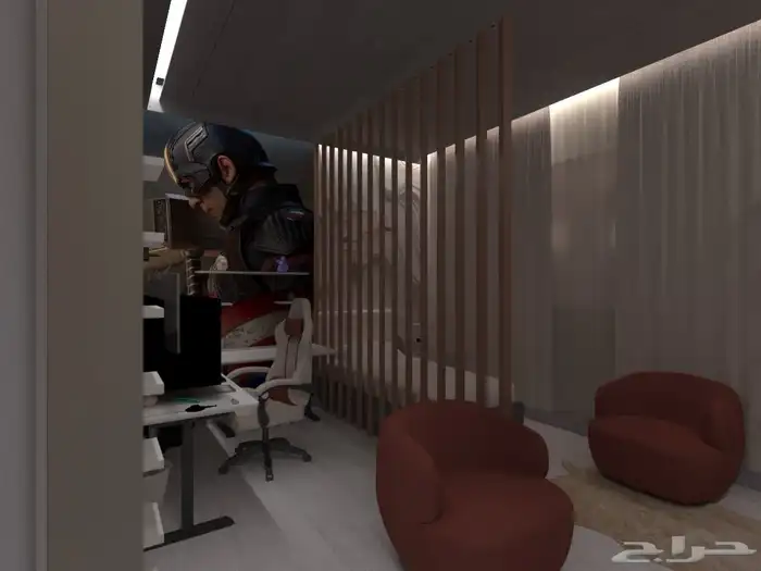 تصميم وتنفيذ قيمنق روم وغرف ترفيهية 13