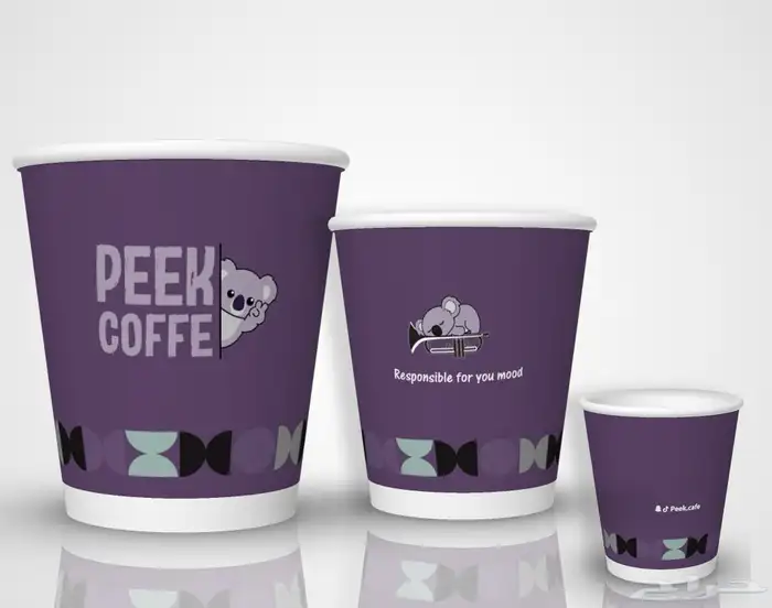 تصنيع و طباعة اكواب سنقل او دبل 6