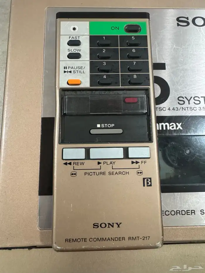 (تم البيع) جهاز فيديو (BETAMAX) سوني (5) أنظمة -بند (125) 4