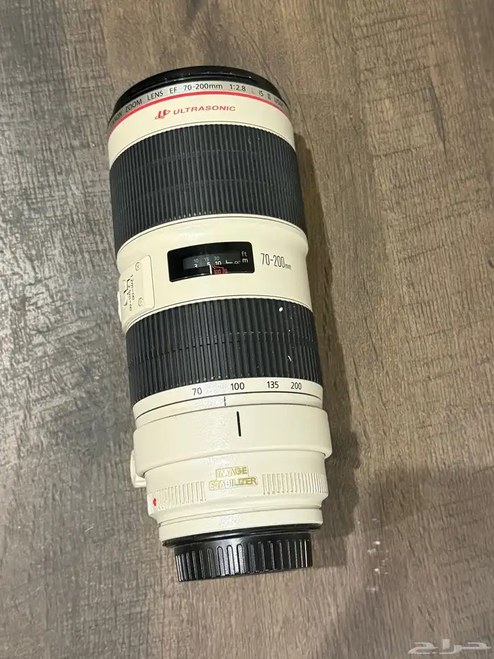 كاميرة كانون 5d mark 3 وعدسة 70-200 EF 2