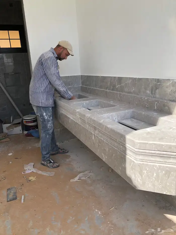 مغاسل رخام طبيعي وصناعة ومطبخ وطولات 11