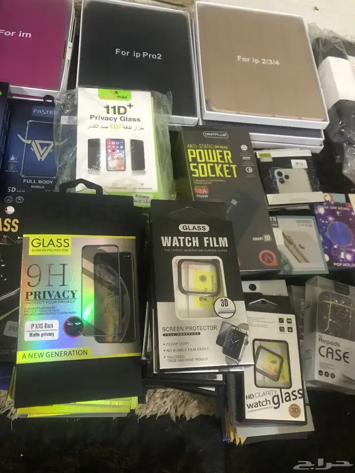 اكسسوارات اجهزه شاشات حمايه وجرابات واشياء غيرها بارخص سعر 6