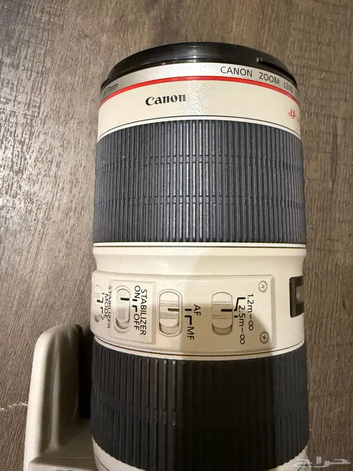 كاميرة كانون 5d mark 3 وعدسة 70-200 EF 3