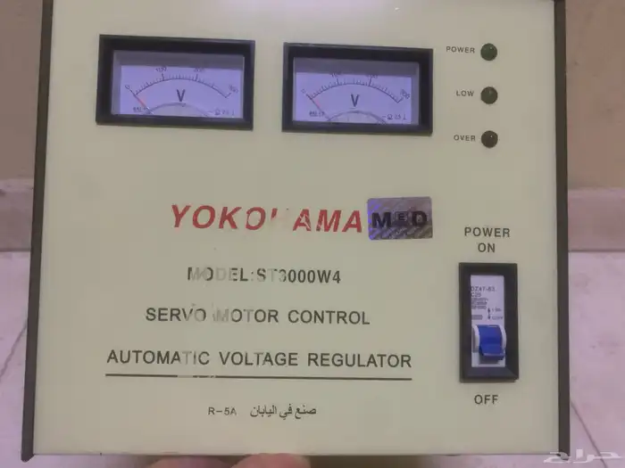 محول ومنظم كهرباء ياباني 3000 يحول من 220 الى 110ولعكس 1