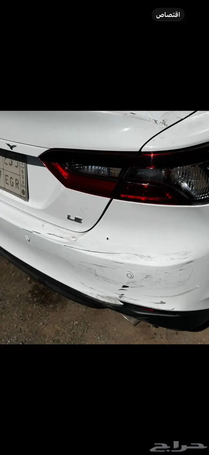 1300  صدام خلفي كامري 2024 صدام الوكالة خدش بسيط 1