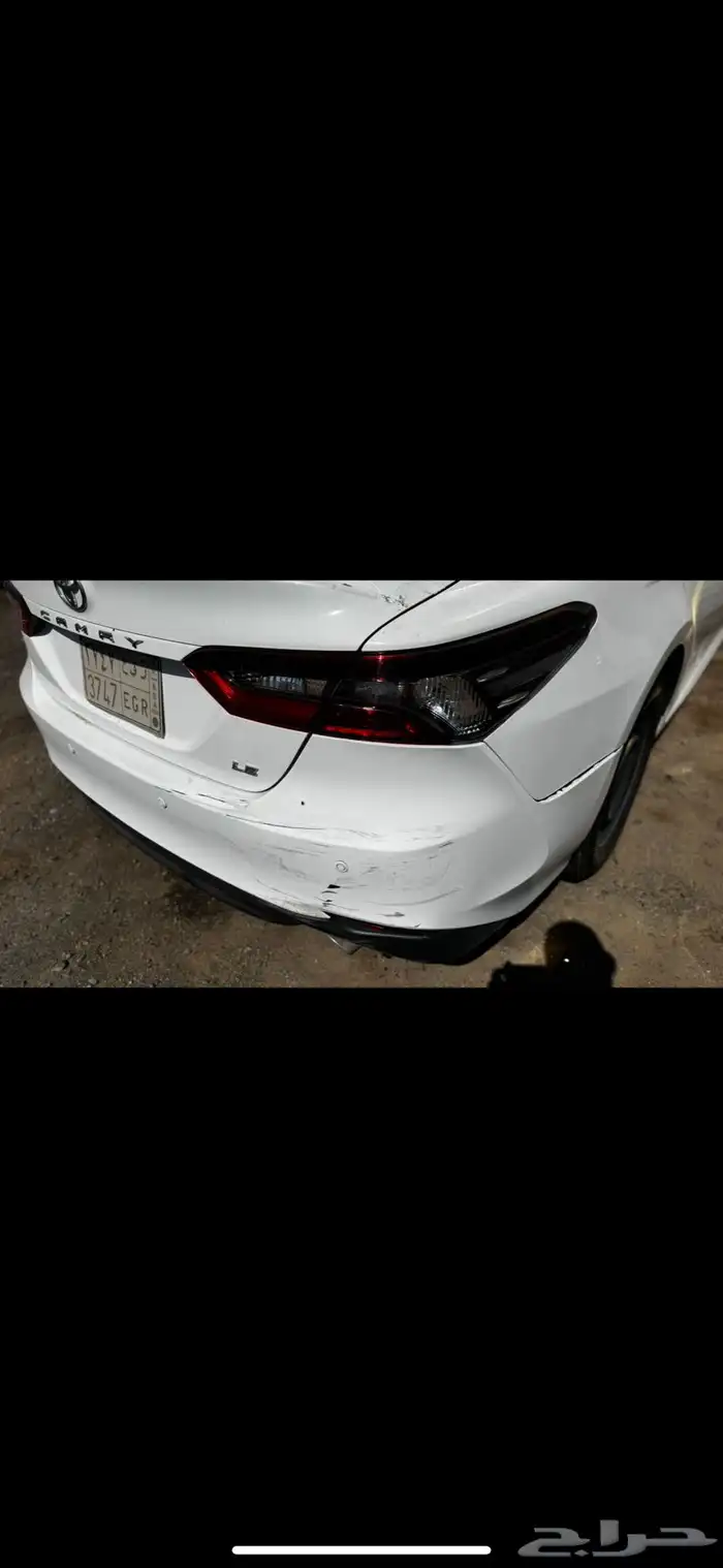 1300  صدام خلفي كامري 2024 صدام الوكالة خدش بسيط 2