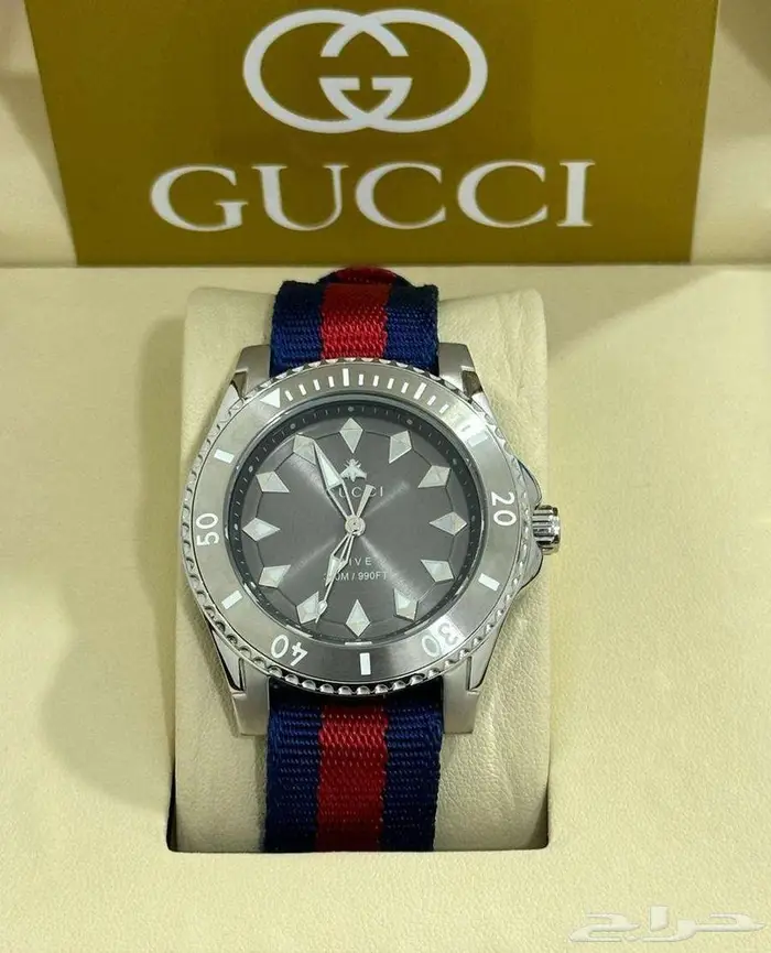 تصميم نادرة ساعة رجالية قماش غوتشي ساعات ماركات جوتشي قوتشي 3