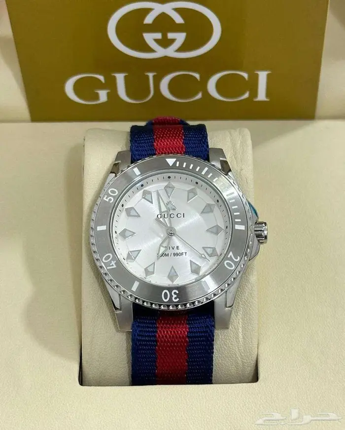 تصميم نادرة ساعة رجالية قماش غوتشي ساعات ماركات جوتشي قوتشي 1