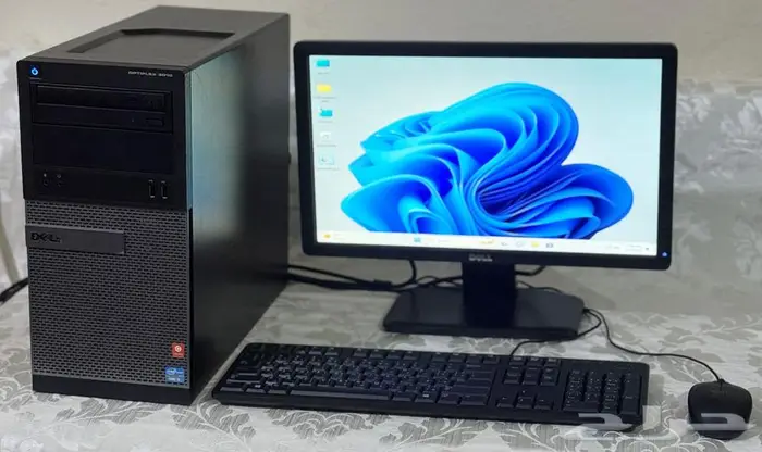 DELL 3010 OptiPlex i5-3470 كمبيوتر مكتبي كامل 1