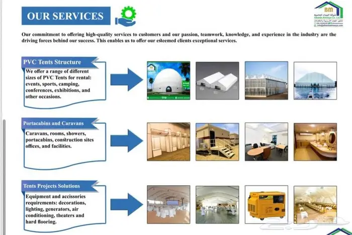 تأجير المخيمات الأوربية _ PVC Tents 0