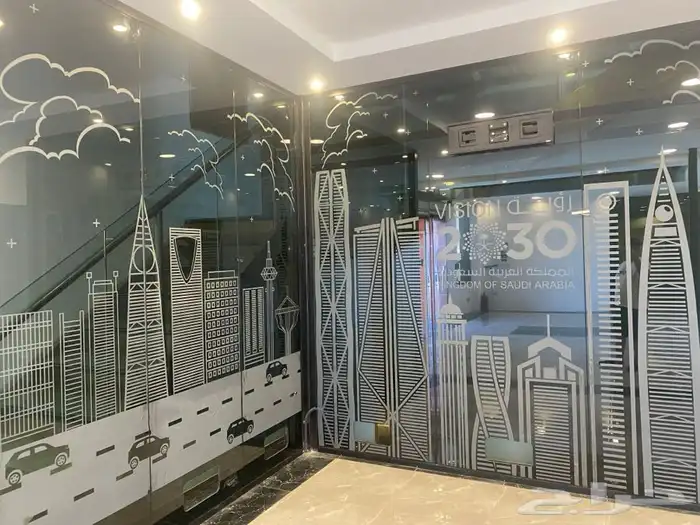 قواطع زجاج سكريت مكاتب زجاج حاجز شاور واجهات محلات 20