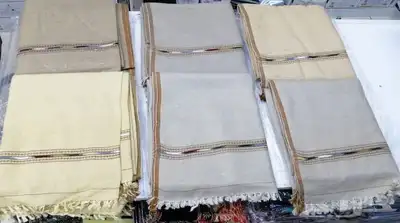 شال كشميري تلحيفه صوف اصلي 11