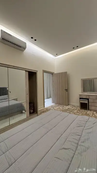 للبيع شاليه جديد مؤثث بالكامل بعيون الجواء يقبل البنك 8