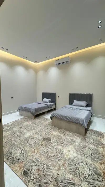 للبيع شاليه جديد مؤثث بالكامل بعيون الجواء يقبل البنك 11