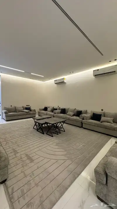 للبيع شاليه جديد مؤثث بالكامل بعيون الجواء يقبل البنك 2