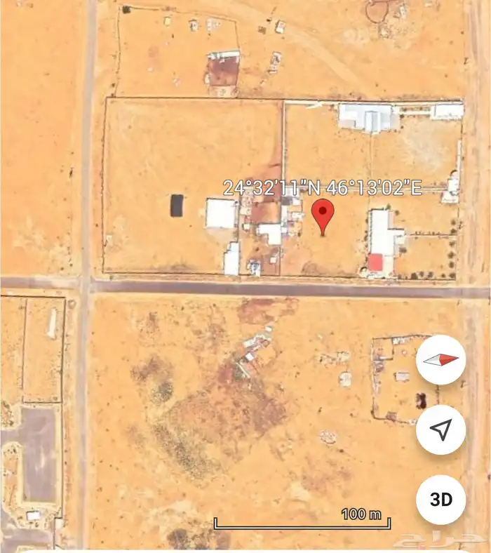 Fenced yard for rent near Qiddiya project 1