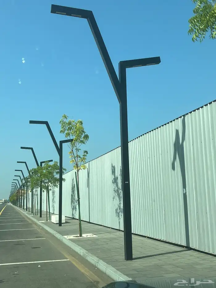 اعمدة شوارع و ديكورية وملاعب حدائق led على الطلب 35