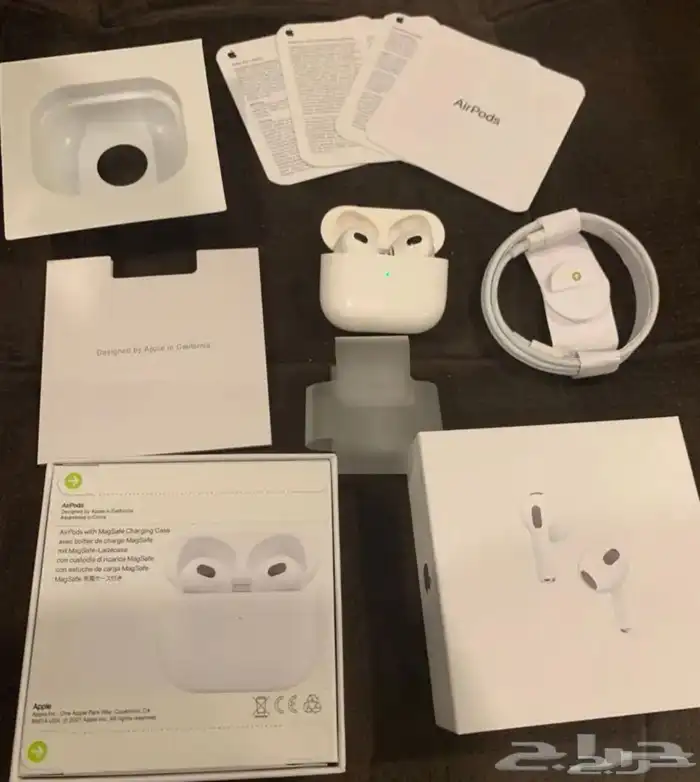 سماعه ابل الجيل 3 وارد دبى ب 170 شامل التوصيل 6