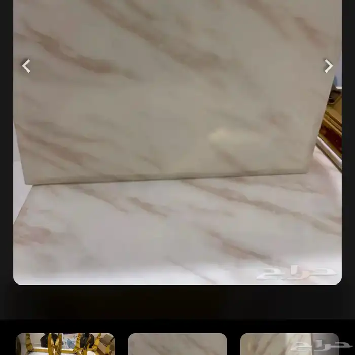 طاولة كنب رخام أخت الجديده معها ثلاث خدمه 1