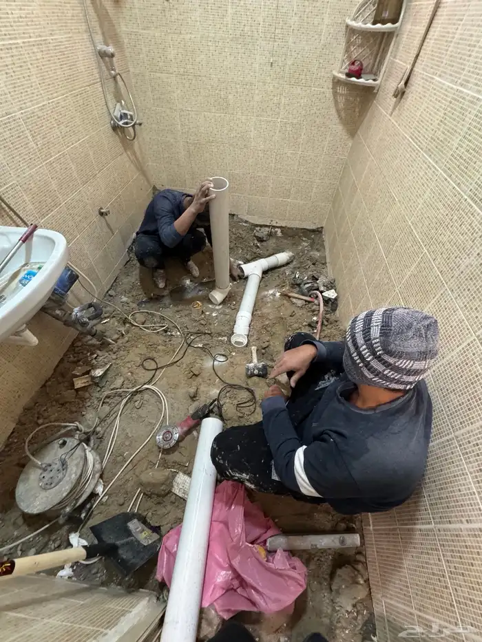 كشف تسربات المياه بدون تكسير بالاجهزة مع الاصلاح والصيانه 29