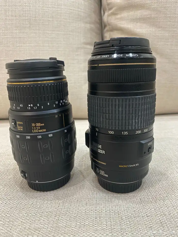 عدسات كانون 70-300 2