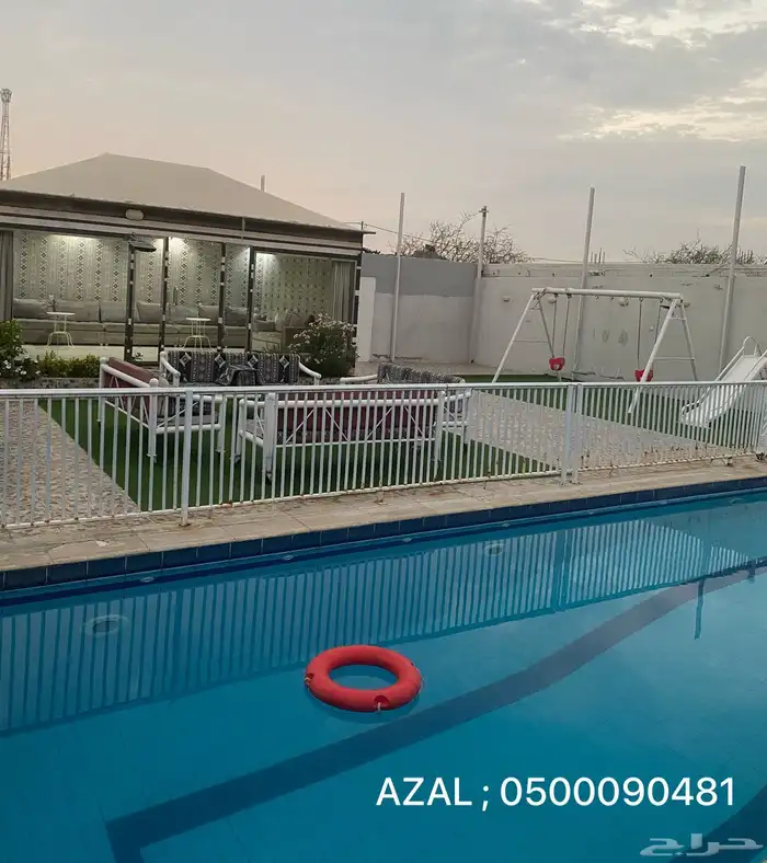 استراحة شالية AZAL - مكة الحسينية عرض ب 450 0