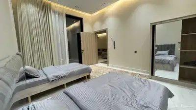 للبيع شاليه جديد مؤثث بالكامل بعيون الجواء يقبل البنك 10
