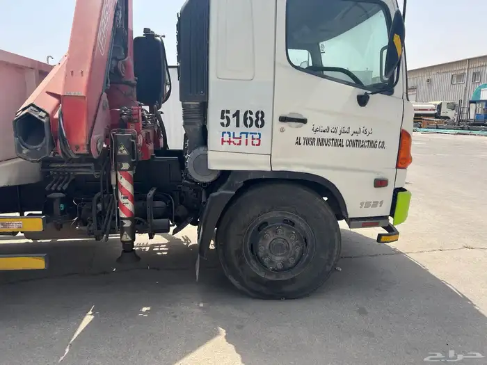 بوم ترك هينو 18 طن موديل 2012 كرين fassi نظيف و على الشرط 2