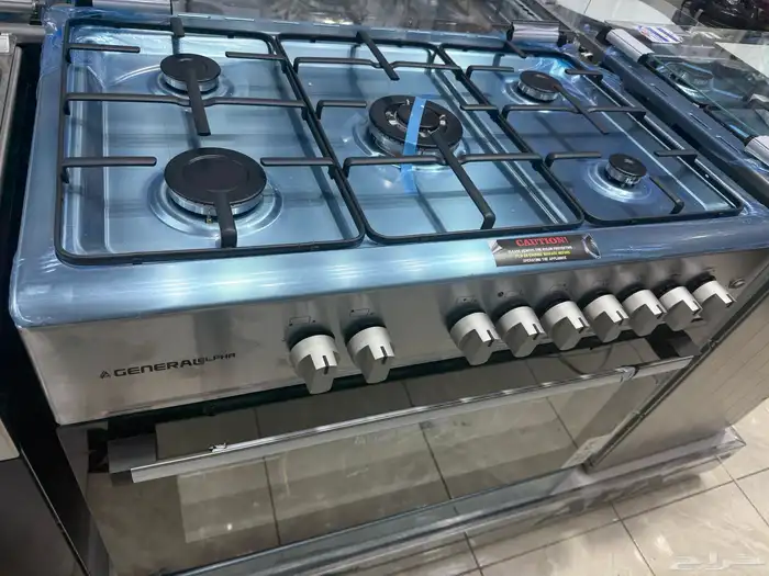 فرن بوتجاز 90.60 استيل الفا جنرال ايطالي تجميع تركي 1